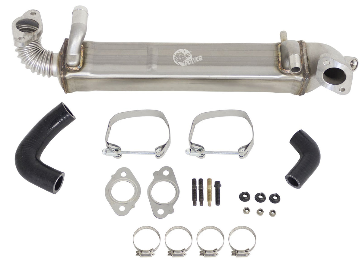 BladeRunner EGR Cooler Vertical Ford Diesel Trucks 08-10 V8-6.4L (td) aFe Power-5
