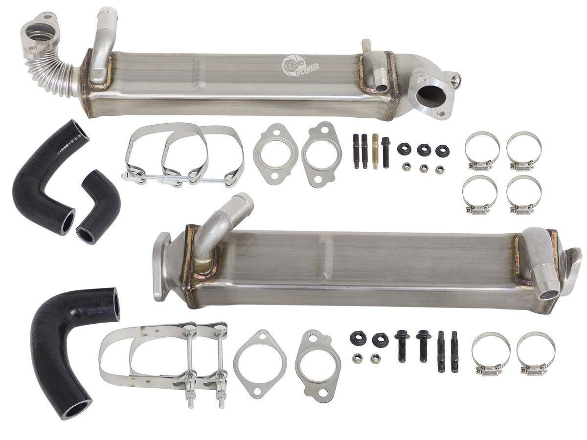 BladeRunner EGR Cooler Combo Ford Diesel Trucks 08-10 V8-6.4L (td) aFe Power-7