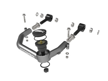 Control Tubular Ball Joint Upper Control Arm Kit Gray Toyota Tacoma 05-23 L4-2.7L/V6-3.5/4.0L aFe Power-4