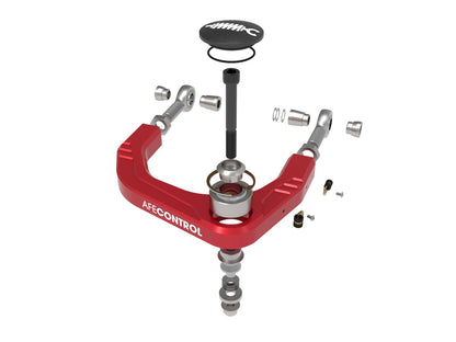 Control Billet Uniball Upper Control Arm Kit Red Toyota Tacoma 24-26 / 4Runner 25-26 L4-2.4L (t) aFe Power-1