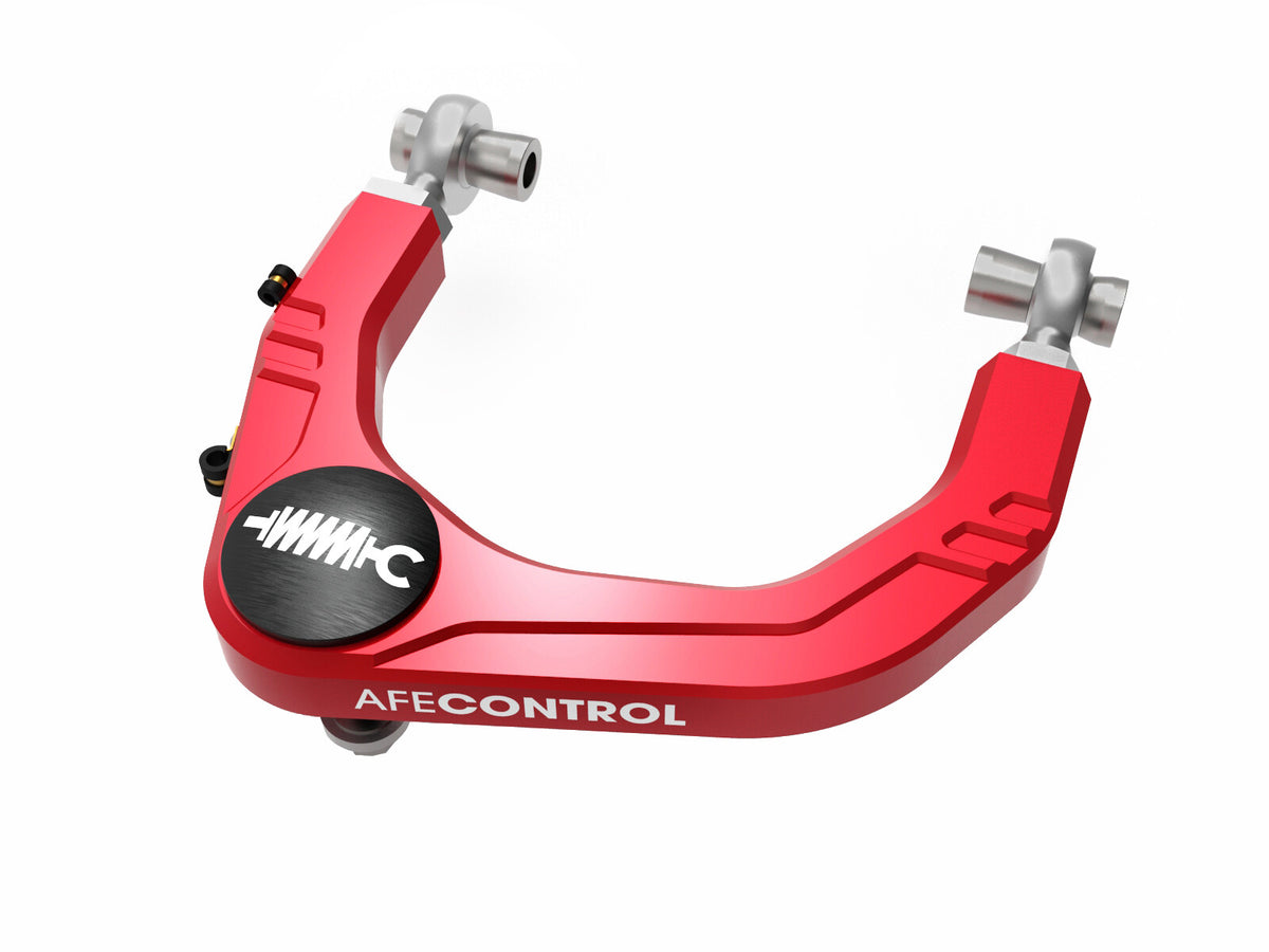 Control Billet Uniball Upper Control Arm Kit Red Toyota Tacoma 24-26 / 4Runner 25-26 L4-2.4L (t) aFe Power-3