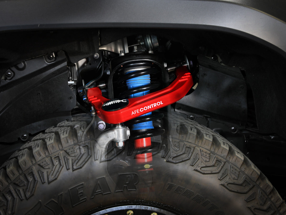 Control Billet Uniball Upper Control Arm Kit Red Toyota Tacoma 24-26 / 4Runner 25-26 L4-2.4L (t) aFe Power-5
