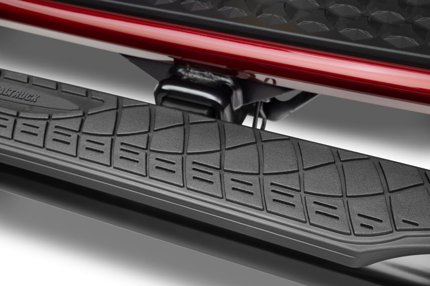 4 Inch Oval Hitch Step Black Powdercoat Go Rhino-1