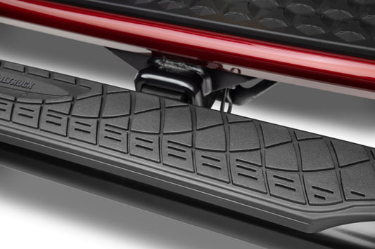 4 Inch Oval Hitch Step Black Powdercoat Go Rhino-1