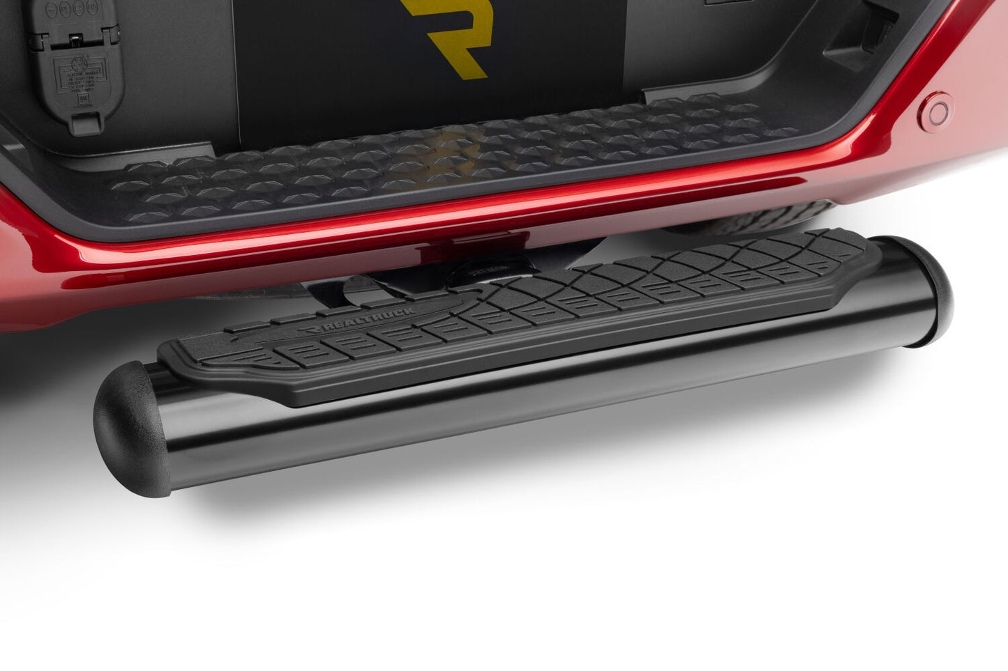 4 Inch Oval Hitch Step Black Powdercoat Go Rhino-4