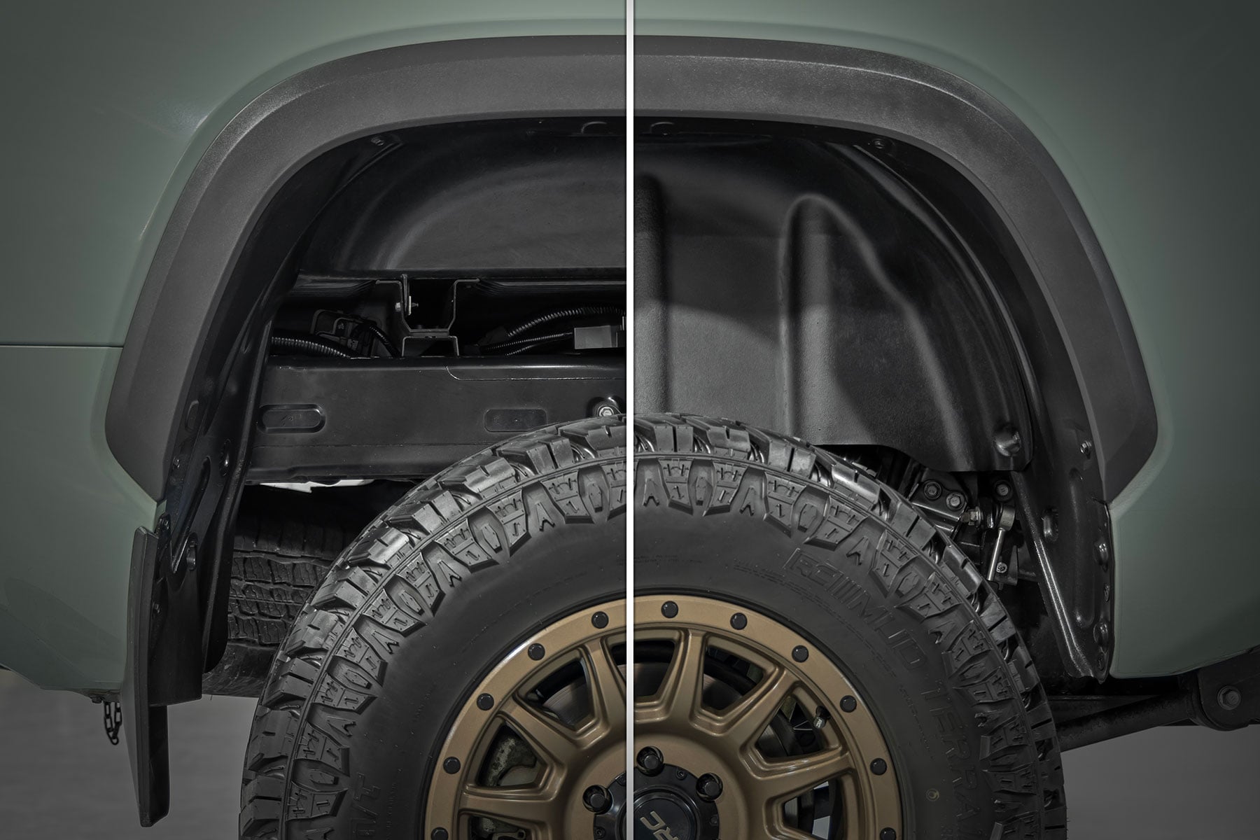 Rear Wheel Well Liners Toyota Tundra 2WD/4WD (2022-2026) Rough Country-1
