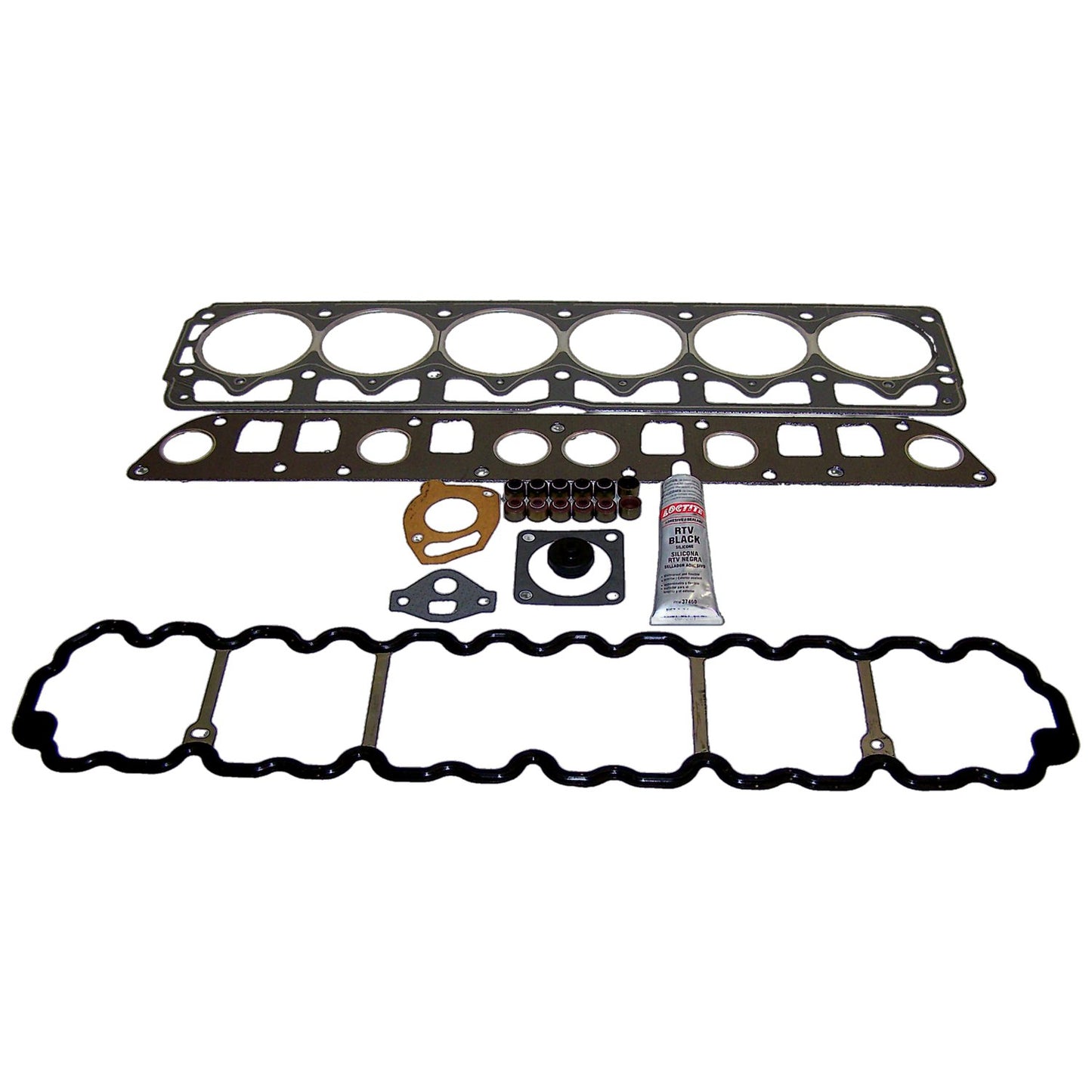 4.0L Engine Upper Gasket Set for 1991-1999 Jeep TJ, YJ, XJ, MJ, ZJ, ZG w/ 4.0L Crown Automotive-1