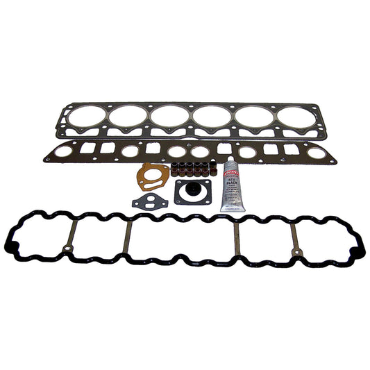 4.0L Engine Upper Gasket Set for 1991-1999 Jeep TJ, YJ, XJ, MJ, ZJ, ZG w/ 4.0L Crown Automotive-1