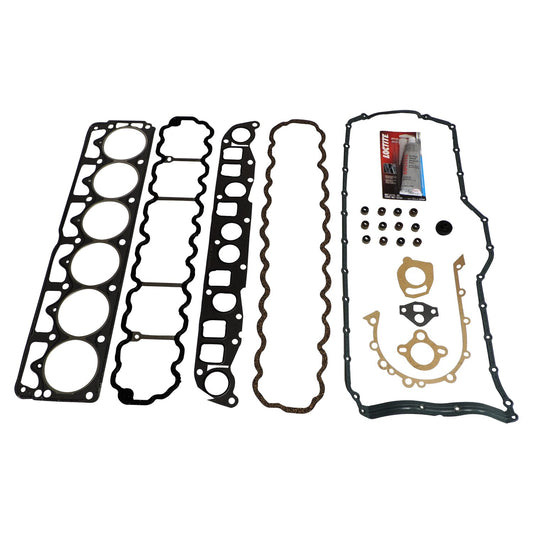 Master Engine Upper Gasket Set for 1991-1999 Jeep TJ, YJ, XJ, MJ, ZJ, ZG w/ 4.0L Crown Automotive