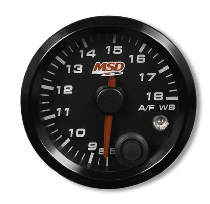 Standalone Air/Fuel Wideband 02 Gauges Kit 2-1/16 Wideband Air/Fuel Gauge,Black Face MSD Ignition-1