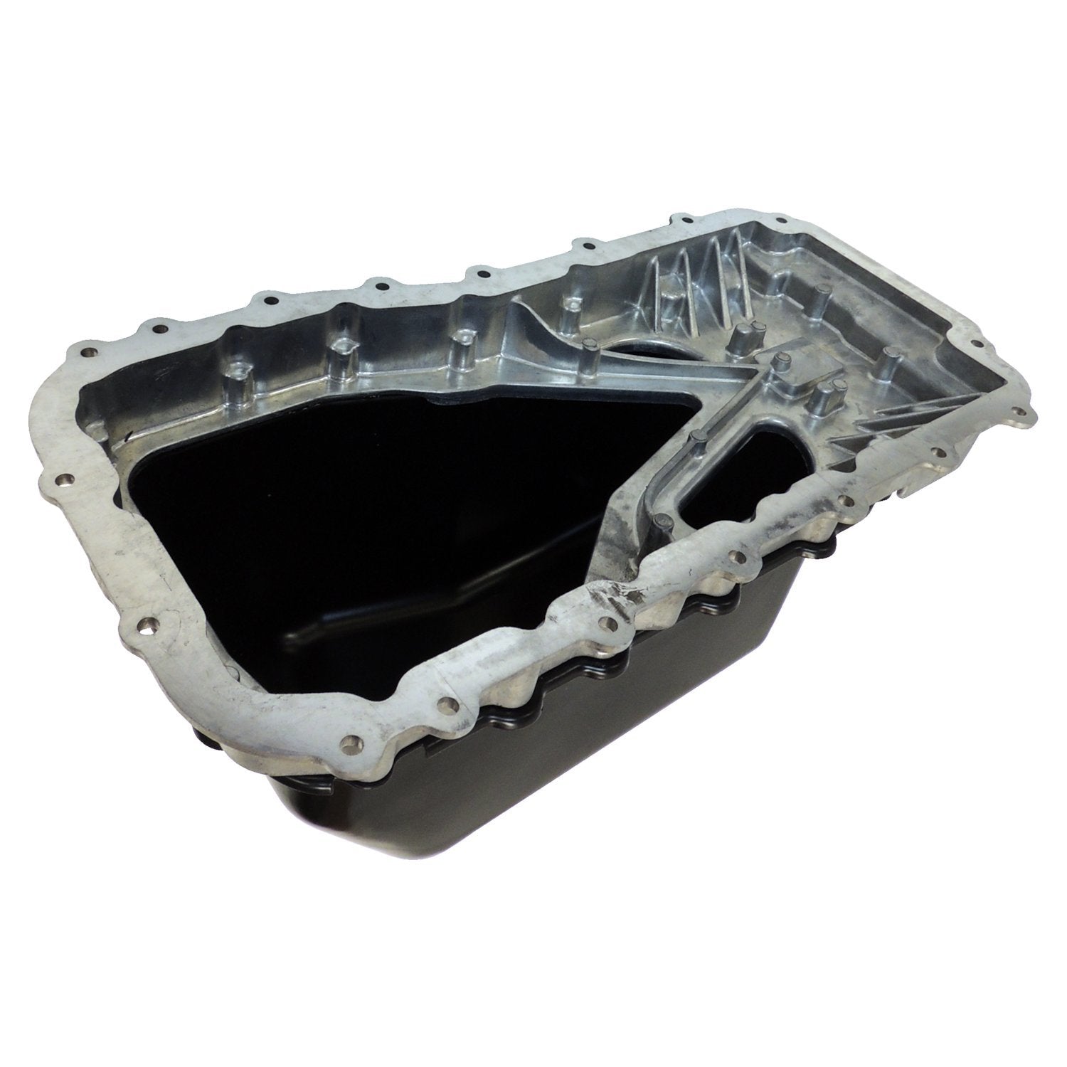Upper and Lower Oil Pan for 2007-2011 Jeep JK Wrangler w/ 3.8L Engine Crown Automotive