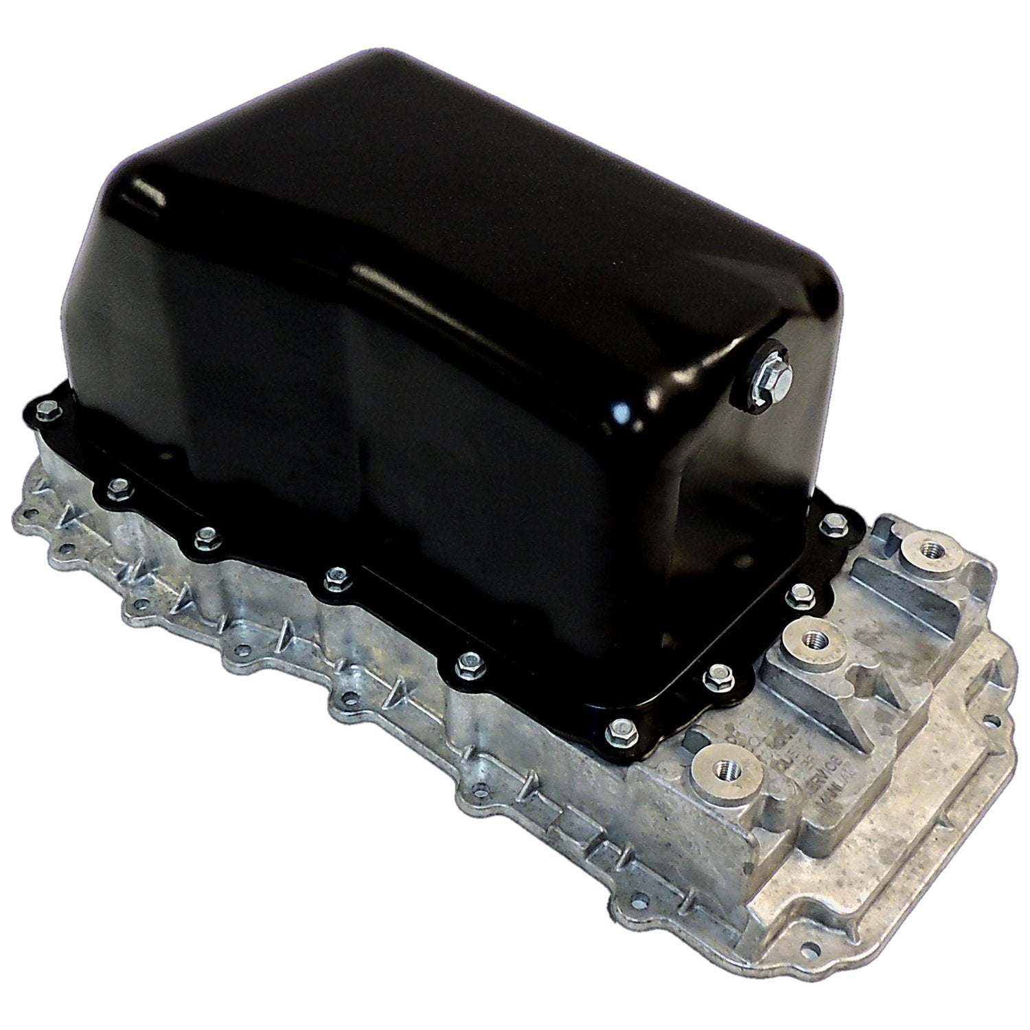 Upper and Lower Oil Pan for 2007-2011 Jeep JK Wrangler w/ 3.8L Engine Crown Automotive-1