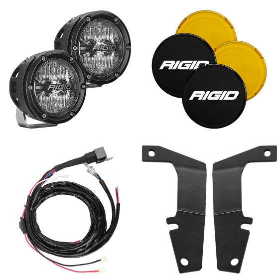 2010-2020 Toyota 4Runner A-Pillar Light Kit, Includes 4 Inch 360-Series Drive Rigid Industries