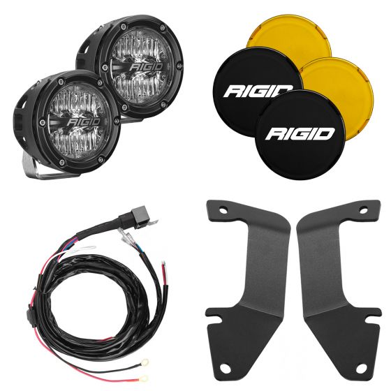 2014-2020 Toyota Tundra A-Pillar Light Kit, Includes 4 Inch 360-Series Drive Rigid Industries