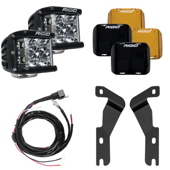 2016-2020 Toyota Tacoma A-Pillar Light Kit, Includes D-SS Flood Rigid Industries