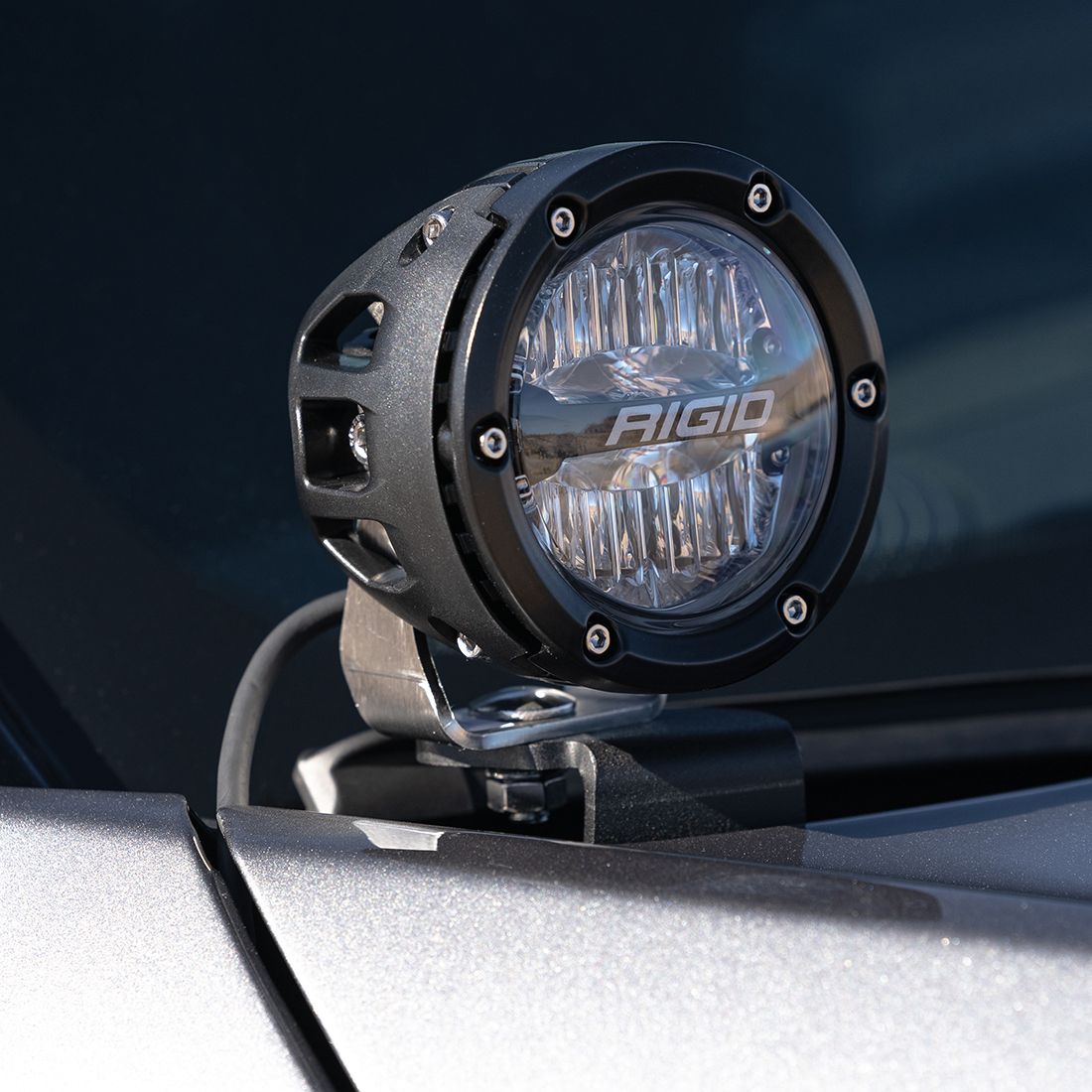 Rigid Industries 2021 Ford Bronco Sport A-Pillar LED Light Mount, Fits 360-Series, D-Series Rigid Industries