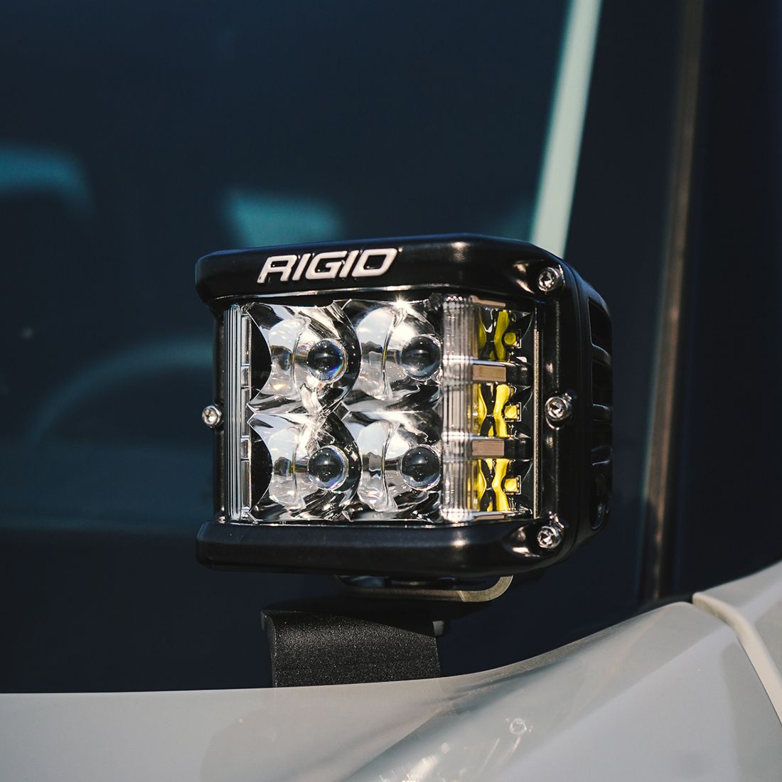 2021-Present Ford Bronco Sport A-Pillar D-SS Series Side Shooter Light Mount Kit Rigid Industries