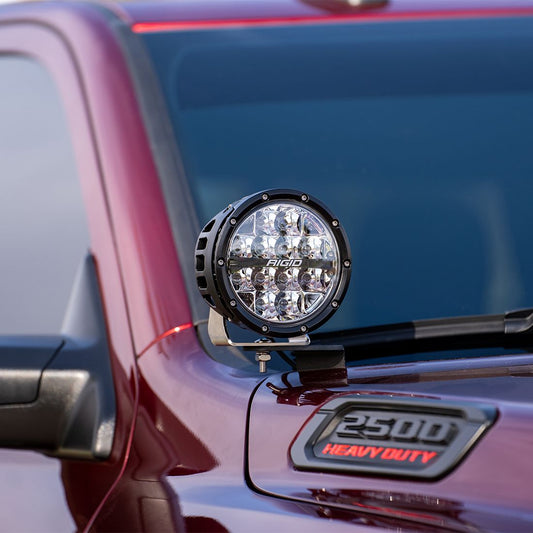 2019-Present Dodge RAM 2500/3500 A-Pillar 6 Inch 360-Series LED Light Kit Rigid Industries