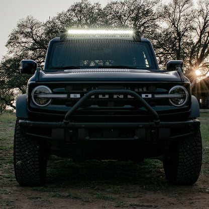 2021-Present Ford Bronco Roof Rack Light Kit with a SR Spot/Flood Combo Bar Included Rigid Industries-1