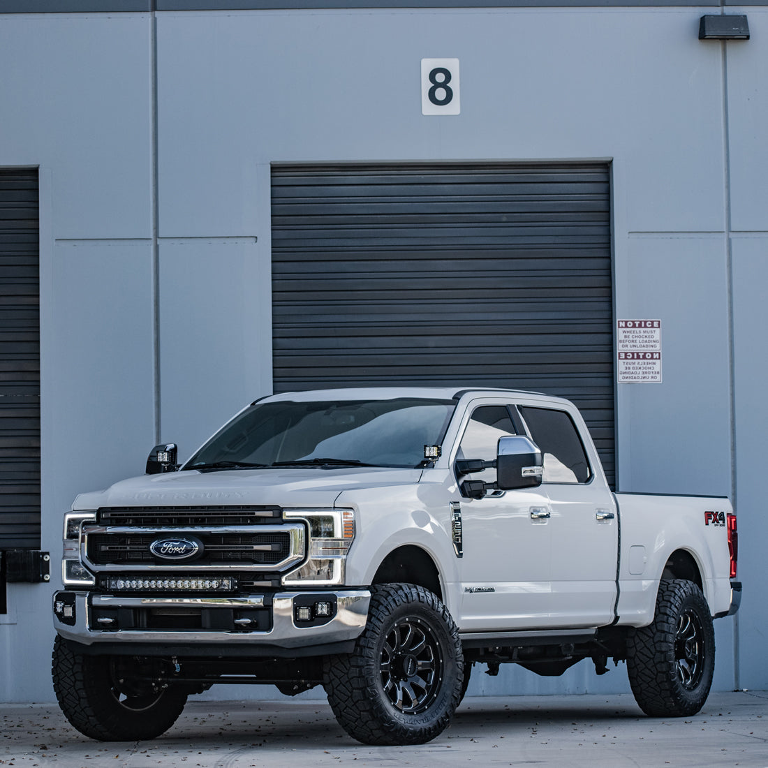 2020-Present Ford SuperDuty Bumper Bar Mount Rigid Industries-4