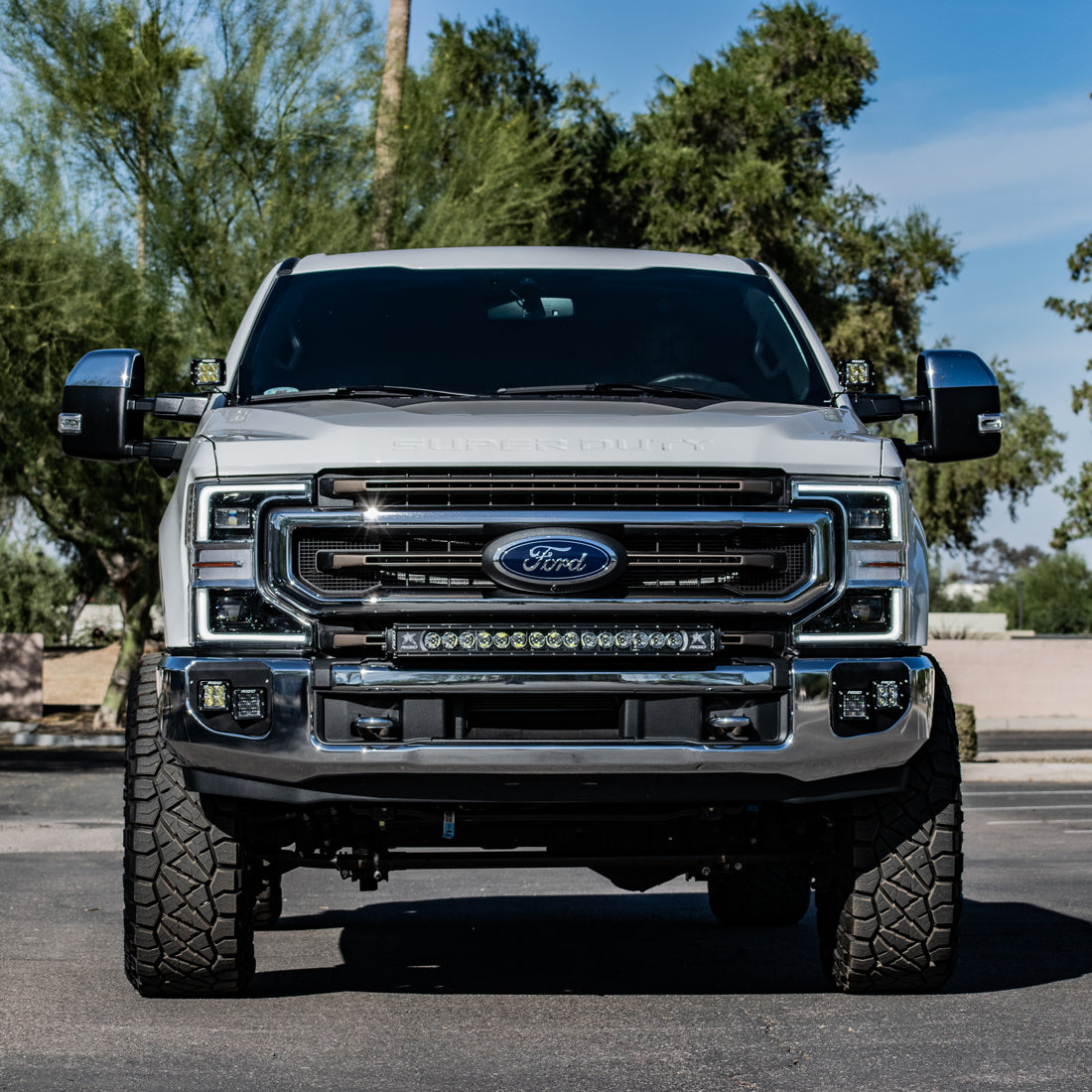 2020-Present Ford SuperDuty D-Series Fog Light Kit Rigid Industries-6