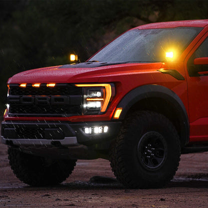 2021-Present Ford F-150/Raptor A-Pillar D-SS Light Kit Rigid Industries-2