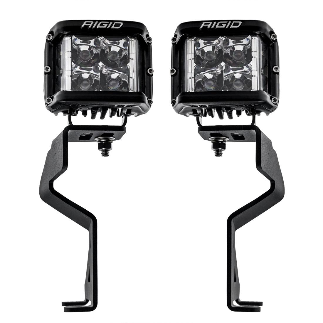 2021-Present Ford F-150/Raptor A-Pillar D-SS Light Kit Rigid Industries-4
