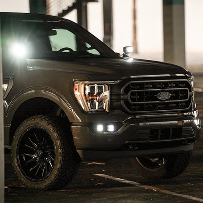2021-Present Ford F-150/Raptor A-Pillar D-SS Light Kit Rigid Industries-6