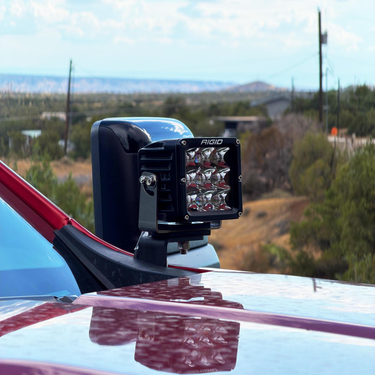 Chevy/GMC HD 20-27 D-XL Spot A-Pillar Kit Rigid Industries-3