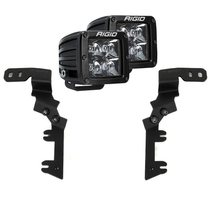 Chevy/GMC Colorado/Canyon 23-27 D-Series Spot Midnight A-Pillar Kit Rigid Industries