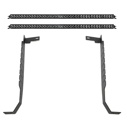 Chevy/GMC HD 24-27 SR-Series 40 Inch Midnight Behind the Grille Light Kit Rigid Industries