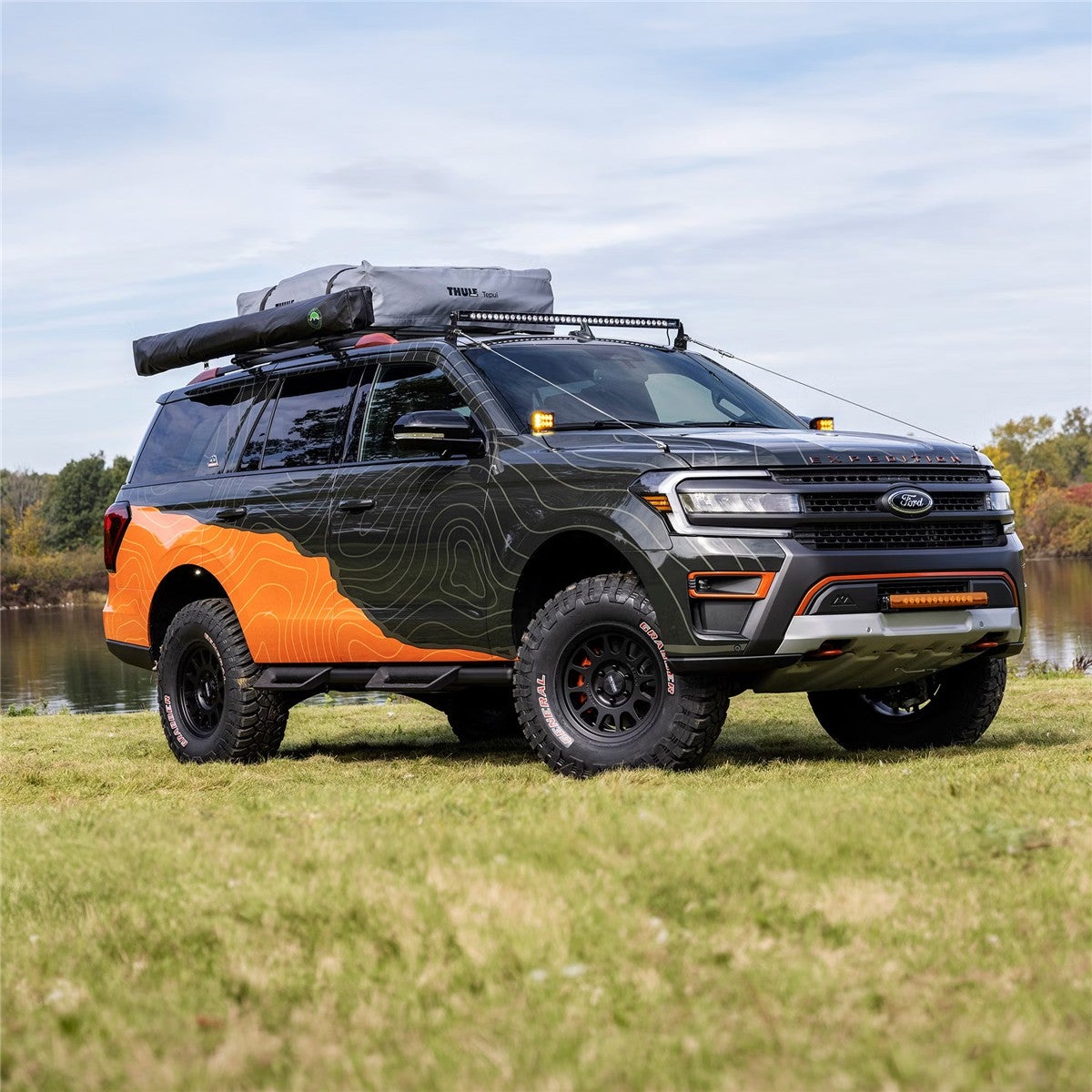 Ford Expedition 18-24 D-SS Spot A-Pillar Kit Rigid Industries-1