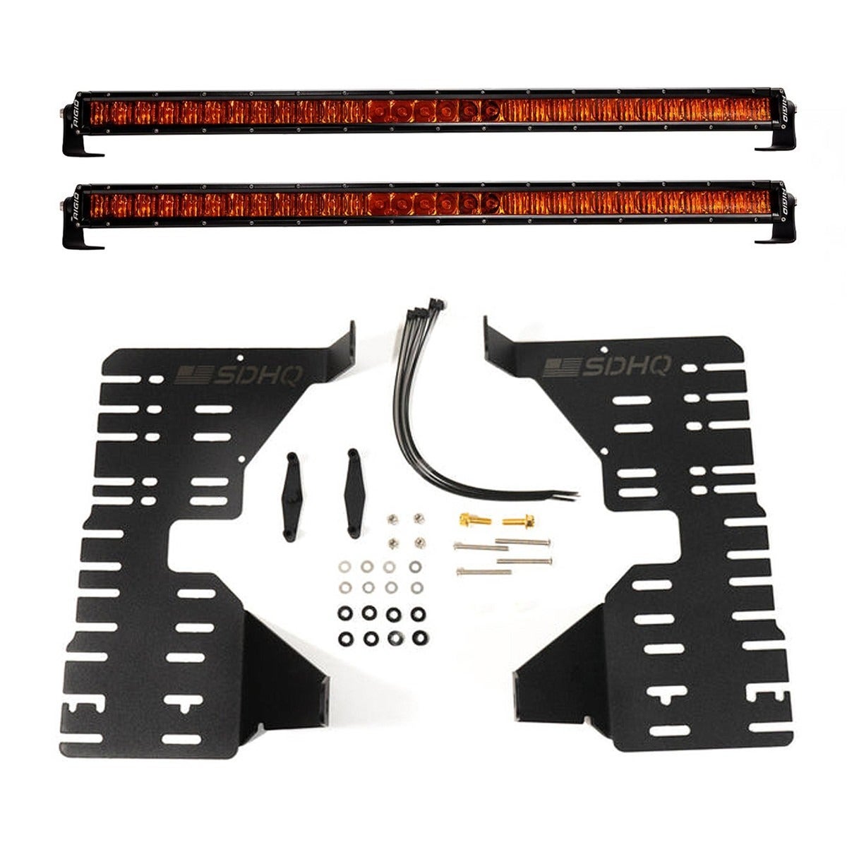 Toyota Tundra/Sequoia 22-26 SR-Series 30 Inch Amber PRO Behind the Grille Kit Rigid Industries