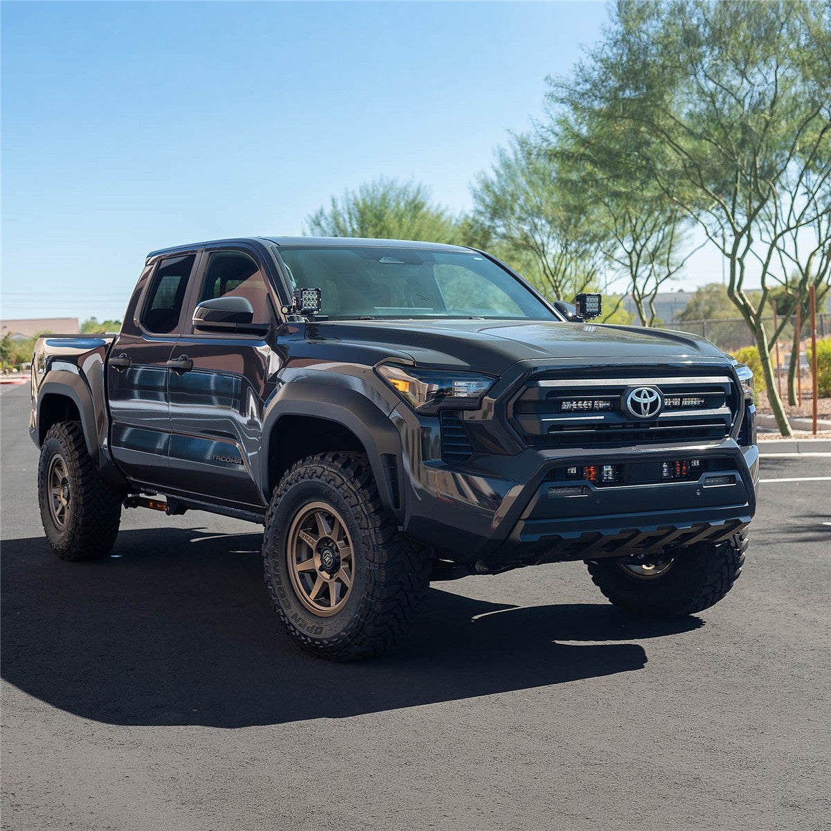 Toyota Tacoma (24-Present) SR-Series 10 Inch Spot/Flood Behind the Grille Kit Rigid Industries-1