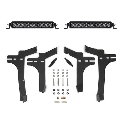 Toyota Tacoma (24-Present) SR-Series 10 Inch Spot Midnight Behind the Grille Kit Rigid Industries