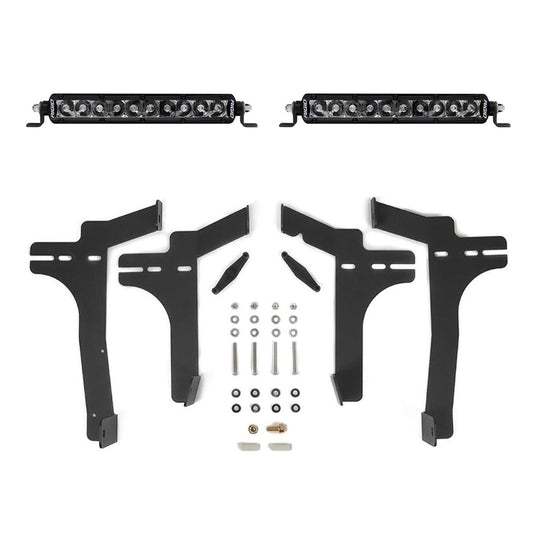 Toyota Tacoma (24-Present) SR-Series 10 Inch Spot Midnight Behind the Grille Kit Rigid Industries