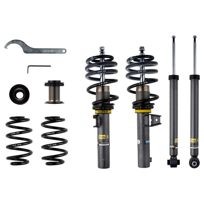 Suspension Kit Volkswagen e-Golf 2019-2015 Monotube/Twintube Front Lowered Height 20-35mm, up to 1090kg Axle Load Rear Lowered Height 10-30mm, up to 980kg Axle Load EVO S Bilstein