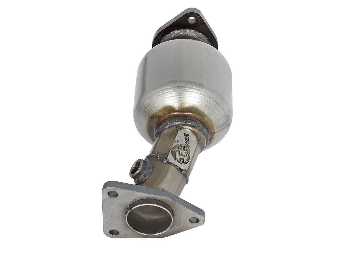 Direct Fit 409 Stainless Steel Catalytic Converter Left-Front Nissan Frontier 05-18/Pathfinder 05-12/Xterra 05-15 V6-4.0L aFe Power-1