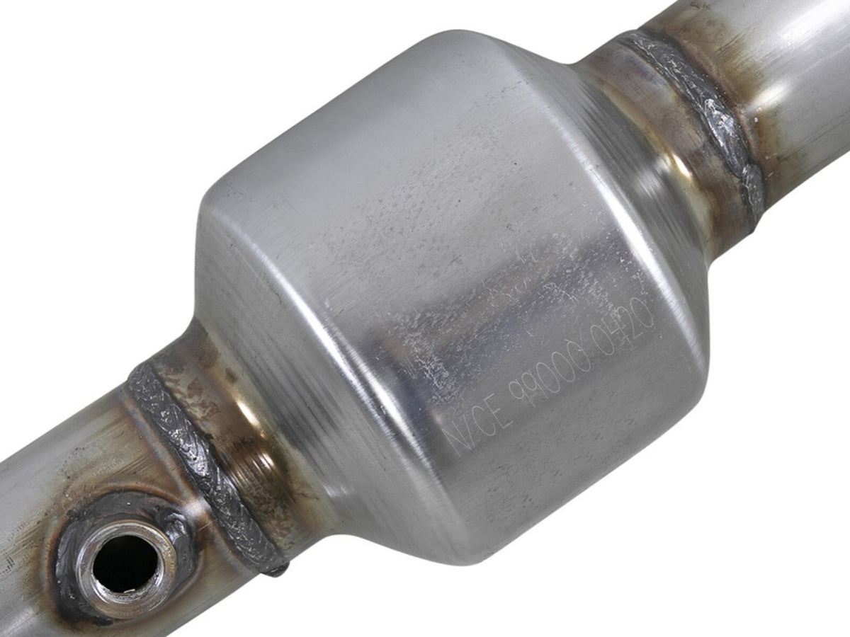Direct Fit 409 Stainless Steel Catalytic Converter Passenger Side Nissan 350Z 03-06 V6-3.5L aFe Power-2