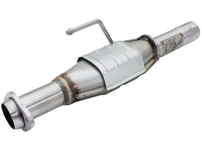 Direct Fit 409 Stainless Steel Rear Catalytic Converter Jeep Wrangler (TJ) 04-06 L6-4.0L aFe Power