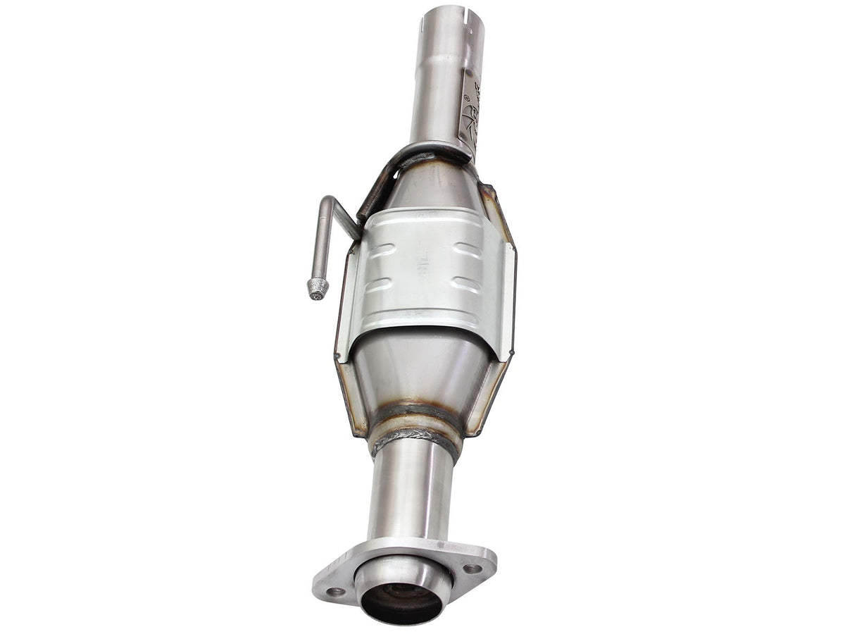 Direct Fit 409 Stainless Steel Rear Catalytic Converter Jeep Wrangler (TJ) 04-06 L6-4.0L aFe Power-1