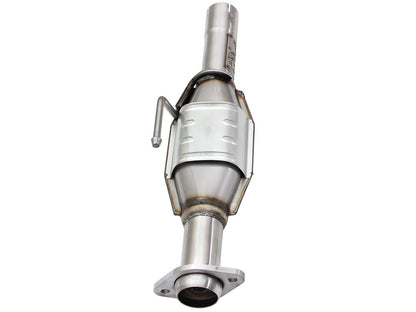 Direct Fit 409 Stainless Steel Rear Catalytic Converter Jeep Wrangler (TJ) 04-06 L6-4.0L aFe Power-1