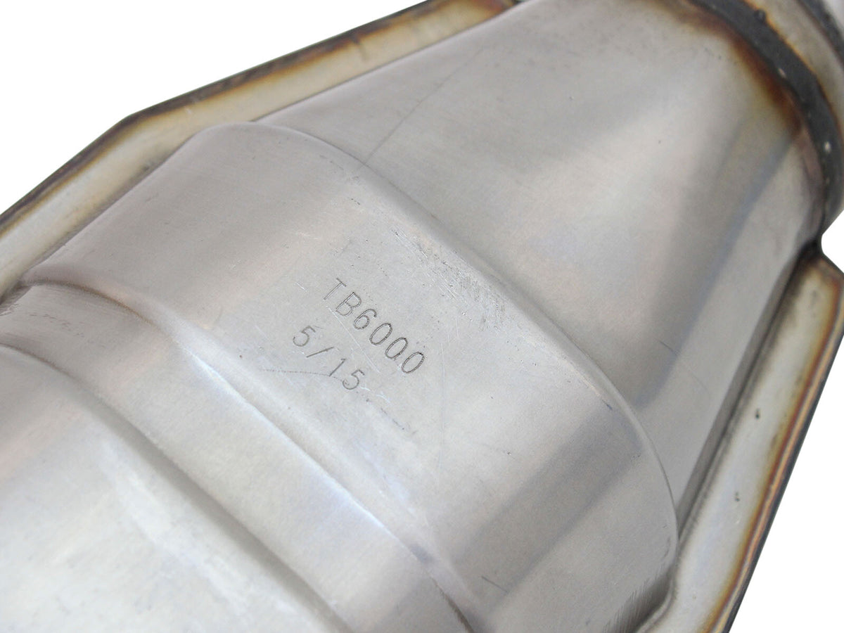 Direct Fit 409 Stainless Steel Rear Catalytic Converter Jeep Wrangler (TJ) 04-06 L6-4.0L aFe Power-3