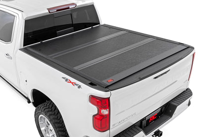 Hard Low Profile Bed Cover 6 Foot 7 Inch Bed Rail Cap Silverado/Sierra 1500/2500HD/3500HD (14-19 & Classic) Rough Country