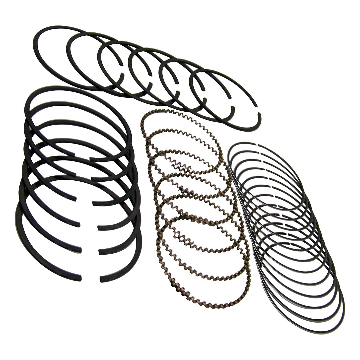 .020 Inch Piston Ring Set for Dodge RAM Van, 1500 Truck, Dakota and Durango w/ 3.9L Crown Automotive-1