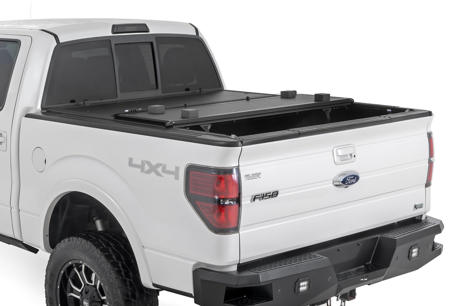 Hard Low Profile Bed Cover 5 Foot 7 Inch Bed Ford F-150 2WD/4WD (2004-2014) Rough Country-1
