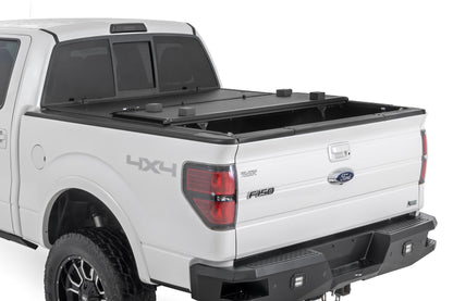 Hard Low Profile Bed Cover 5 Foot 7 Inch Bed Ford F-150 2WD/4WD (2004-2014) Rough Country-1