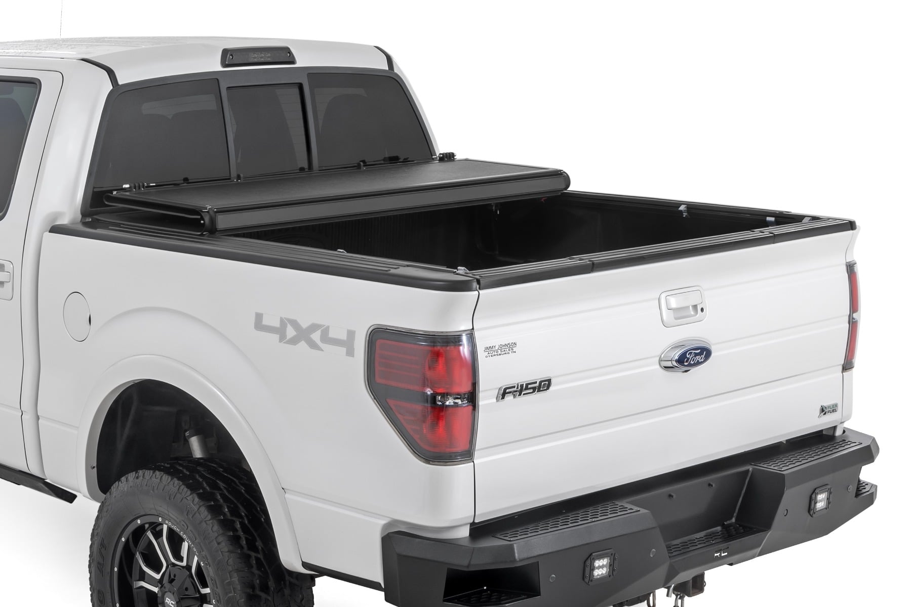 Hard Low Profile Bed Cover 5 Foot 7 Inch Bed Ford F-150 2WD/4WD (2004-2014) Rough Country-2