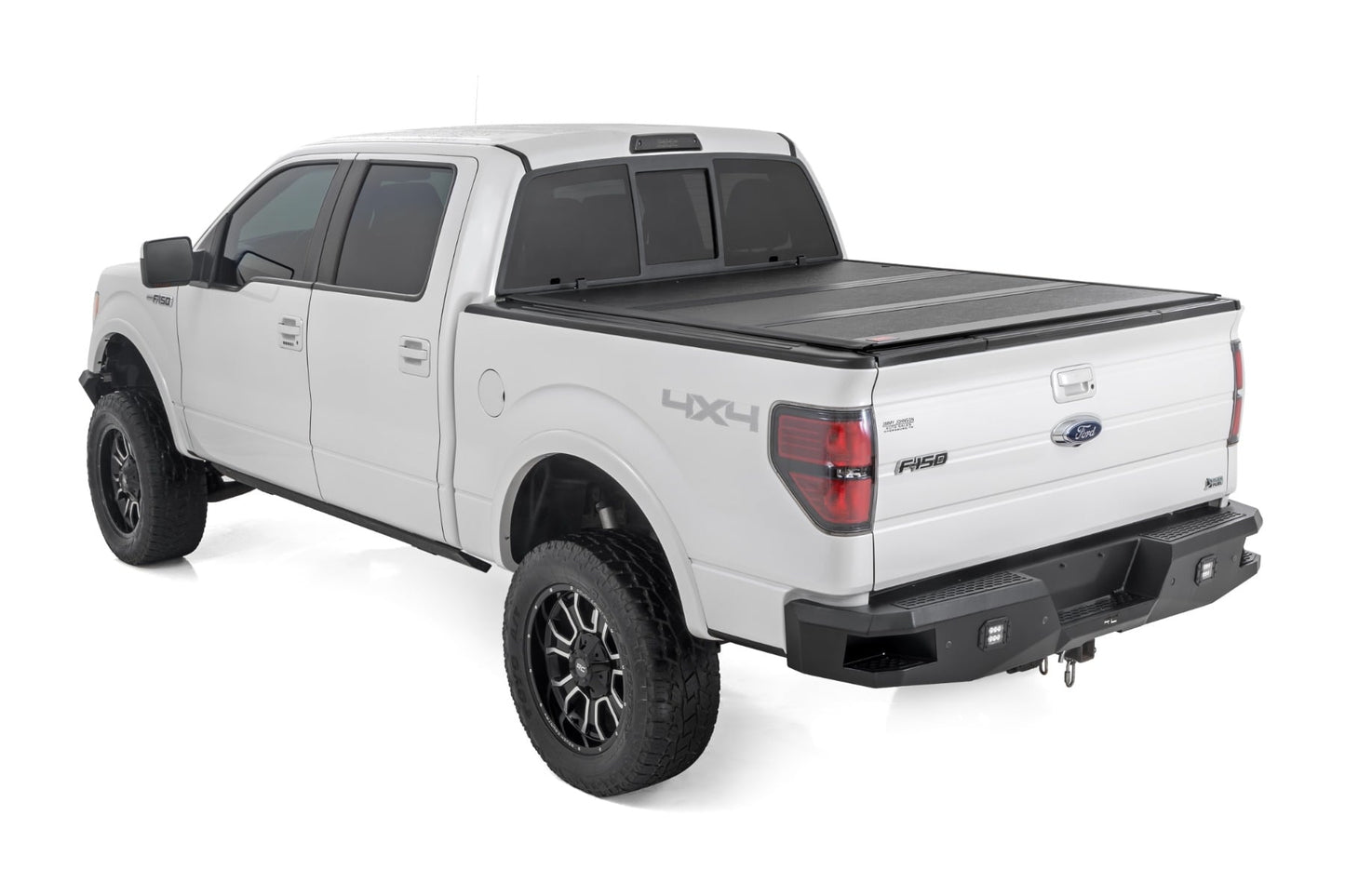 Hard Low Profile Bed Cover 5 Foot 7 Inch Bed Ford F-150 2WD/4WD (2004-2014) Rough Country-3