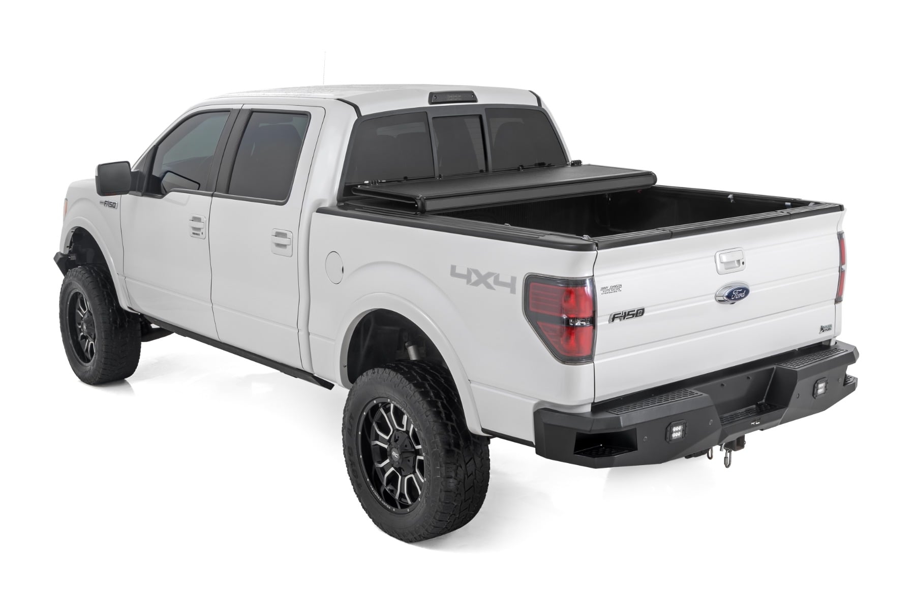 Hard Low Profile Bed Cover 5 Foot 7 Inch Bed Ford F-150 2WD/4WD (2004-2014) Rough Country-4